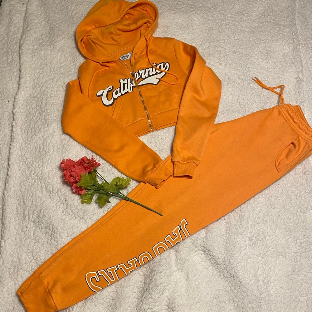 Refuge Athletics Vibrant Orange Zip-Up